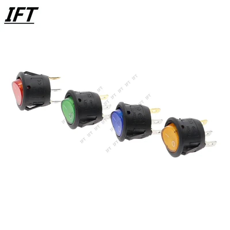 10Pcs KCD1 Rocker Switch &ndash; Illuminated Control for Dashboard Use