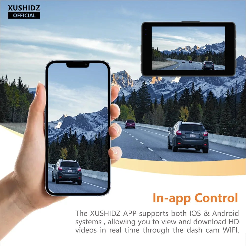XUSHIDZ X02 2K WIFI Dash Cam