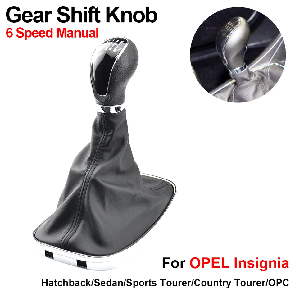 Kožená páka řazení a manžeta pro Opel Vauxhall Insignia 2008-2017
