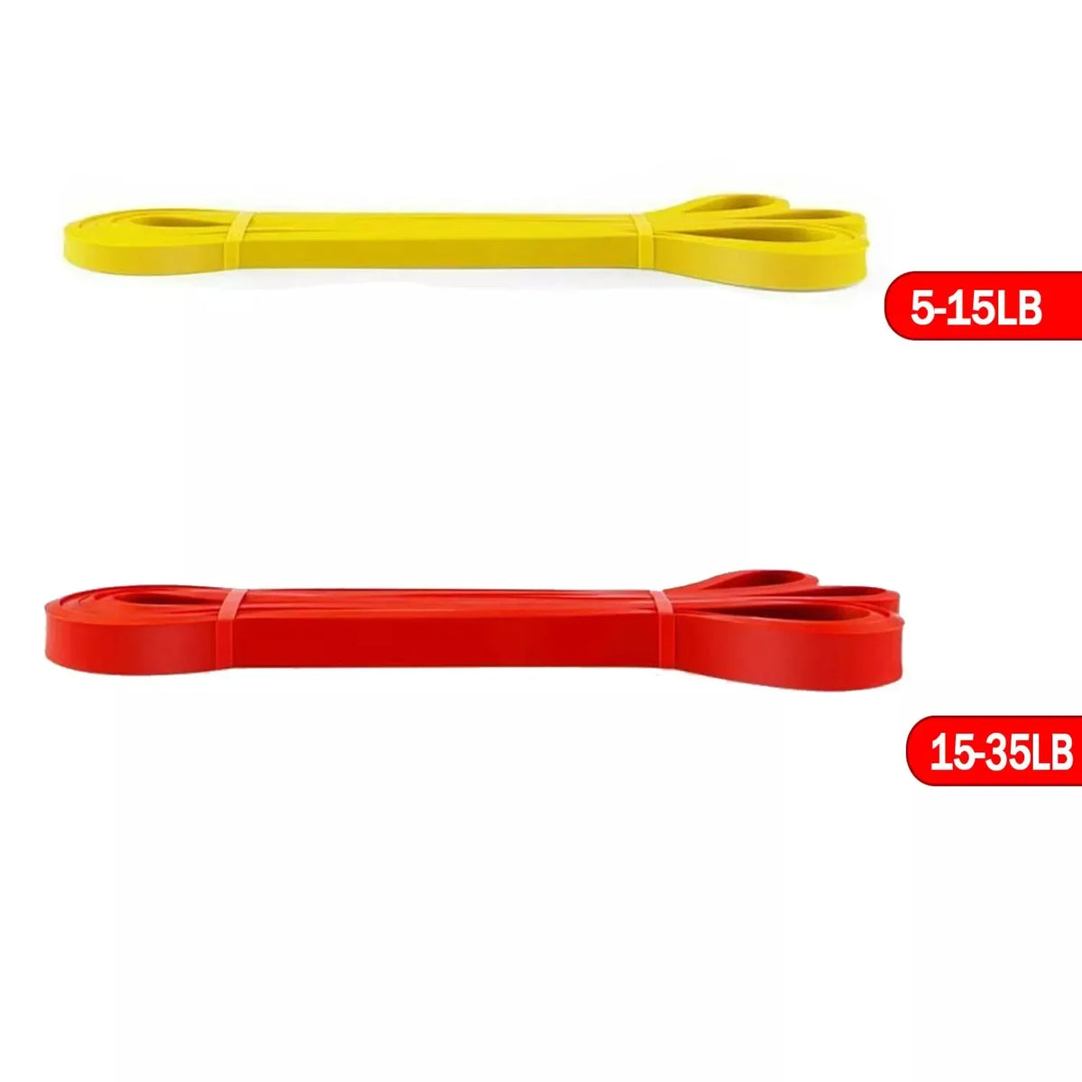 5-120lbs Fitness Resistance Bands for Boxing, Agility Training, Yoga, Pilates, Home Gym