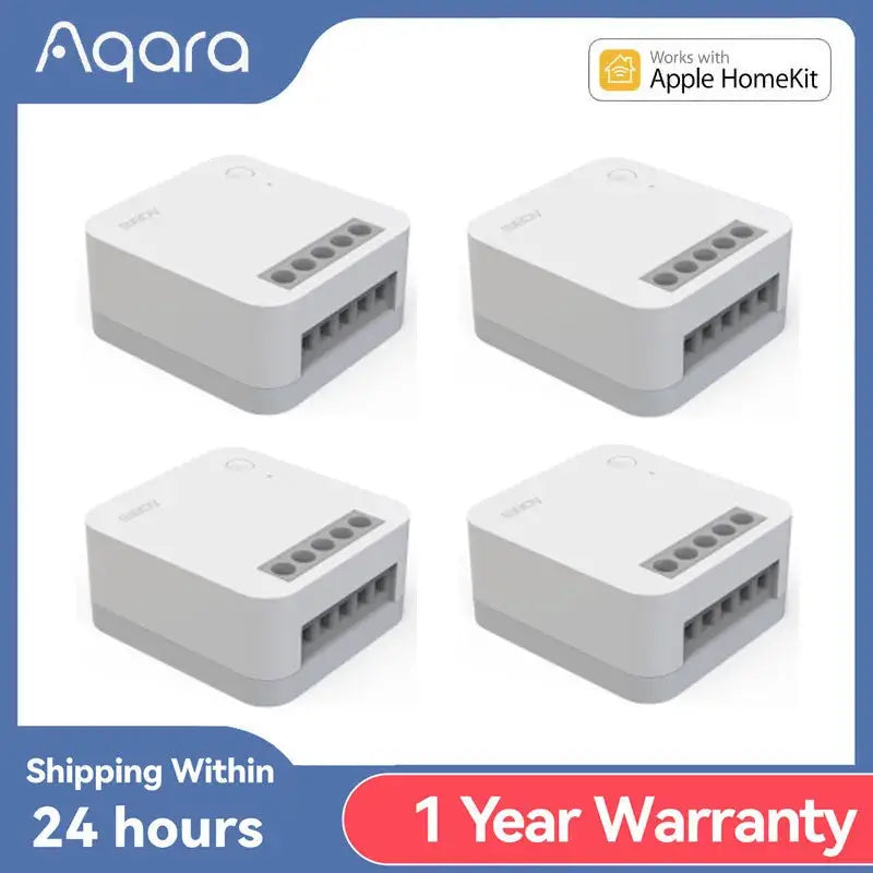 Aqara jednocestný inteligentný reléový spínač Zigbee HomeKit bez neutrálného vodiča
