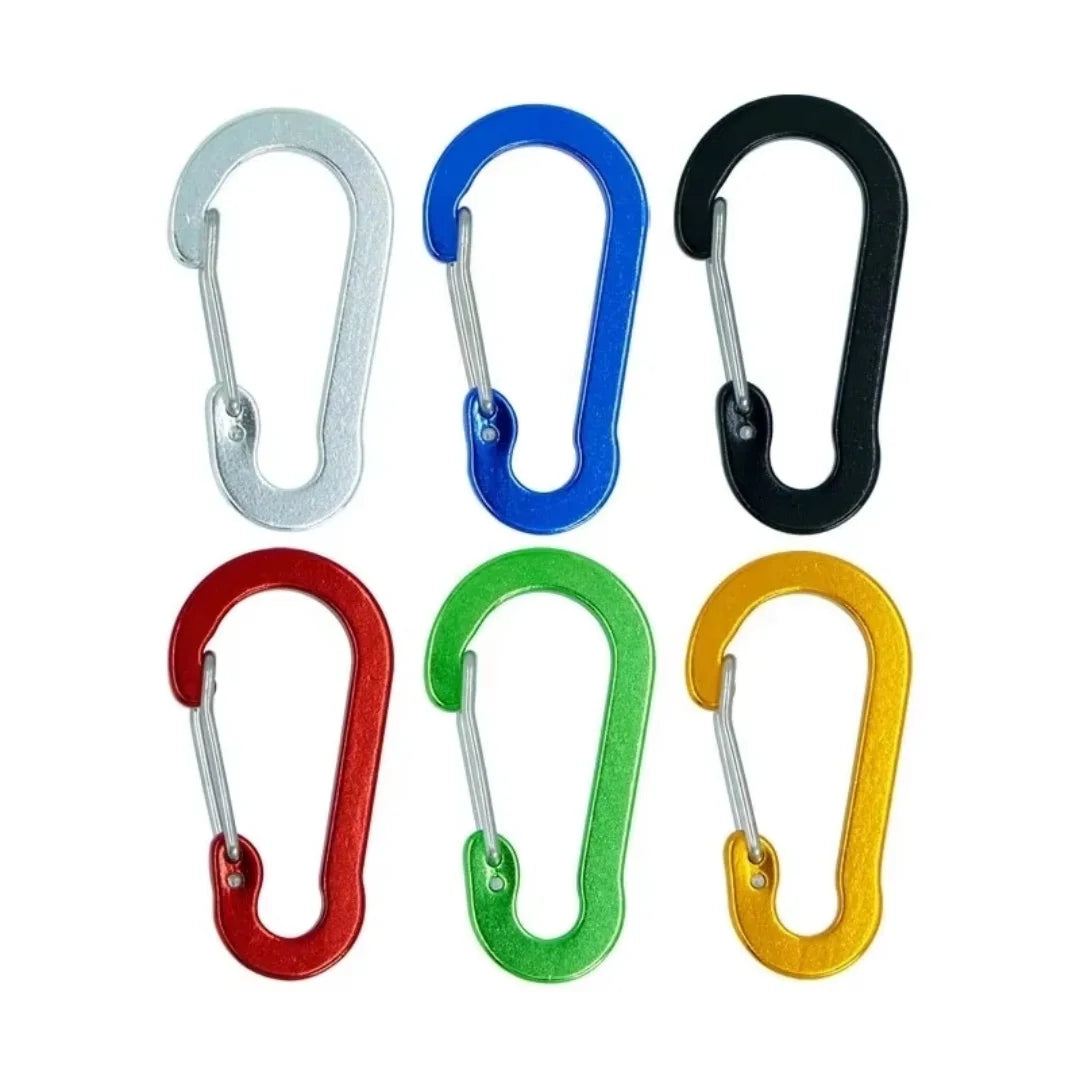 6Pcs Aluminum Carabiner Set by Booms Fishing CC1 &ndash; Durable