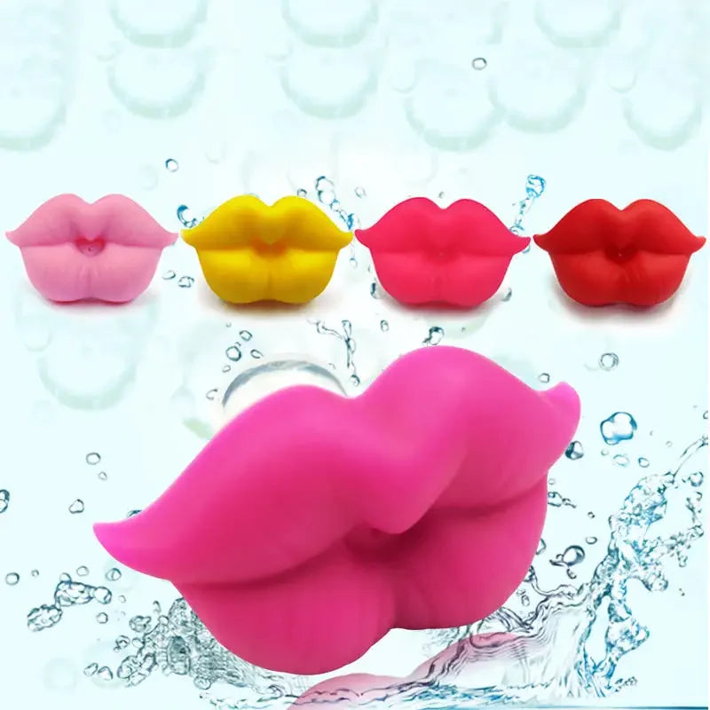 Kiss Lips Mustache Pacifier - Funny Silicone Soother for Babies