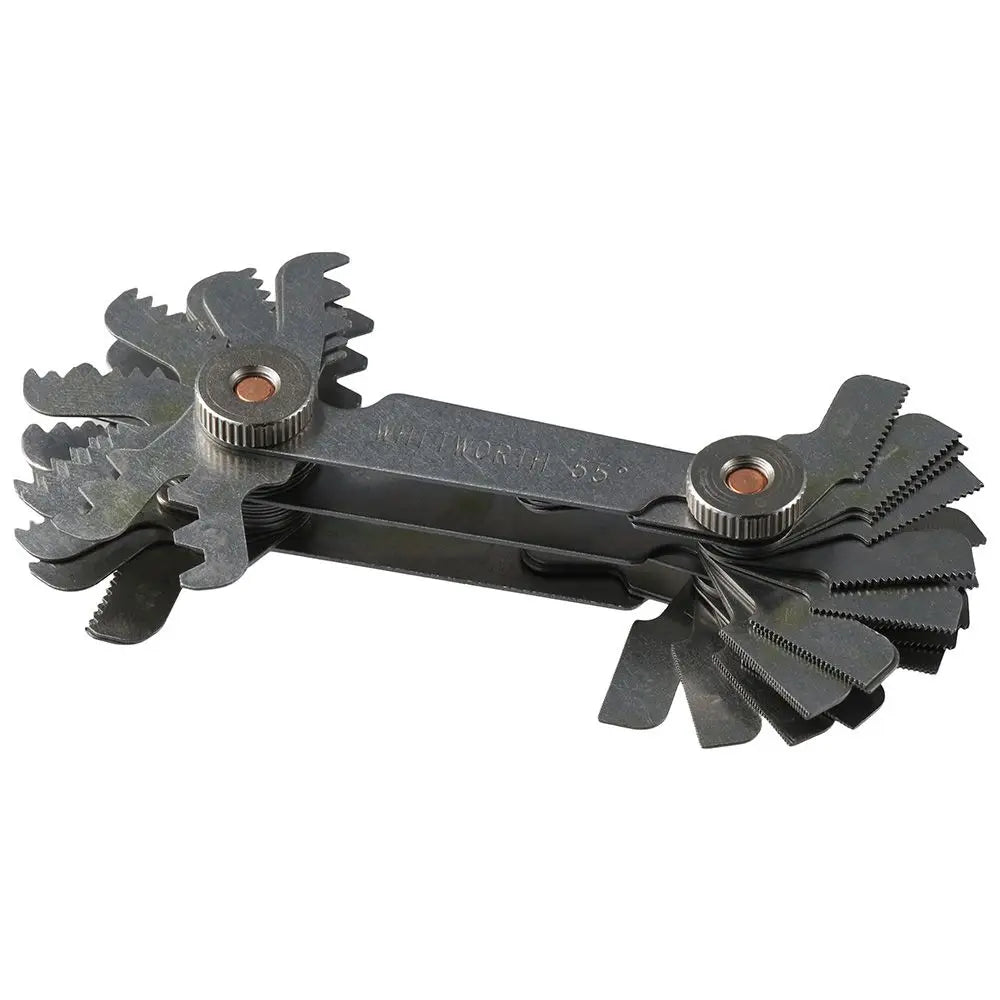 Stainless Steel Screw Thread Pitch Gauge Metric &amp; Imperial 52Pcs Measuring Tool 55 Degree &amp; 60 Degree Thread Measuring Gage