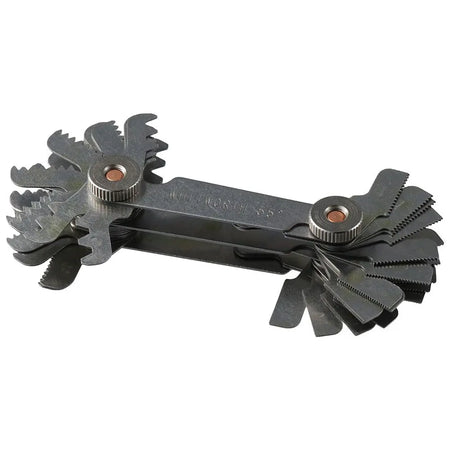 Stainless Steel Screw Thread Pitch Gauge Metric &amp; Imperial 52Pcs Measuring Tool 55 Degree &amp; 60 Degree Thread Measuring Gage