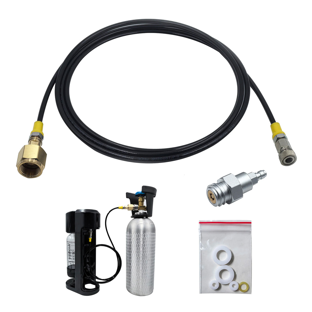 Soda Water Maker W21.8-14 CGA320 Adapter &ndash; Quick Disconnect