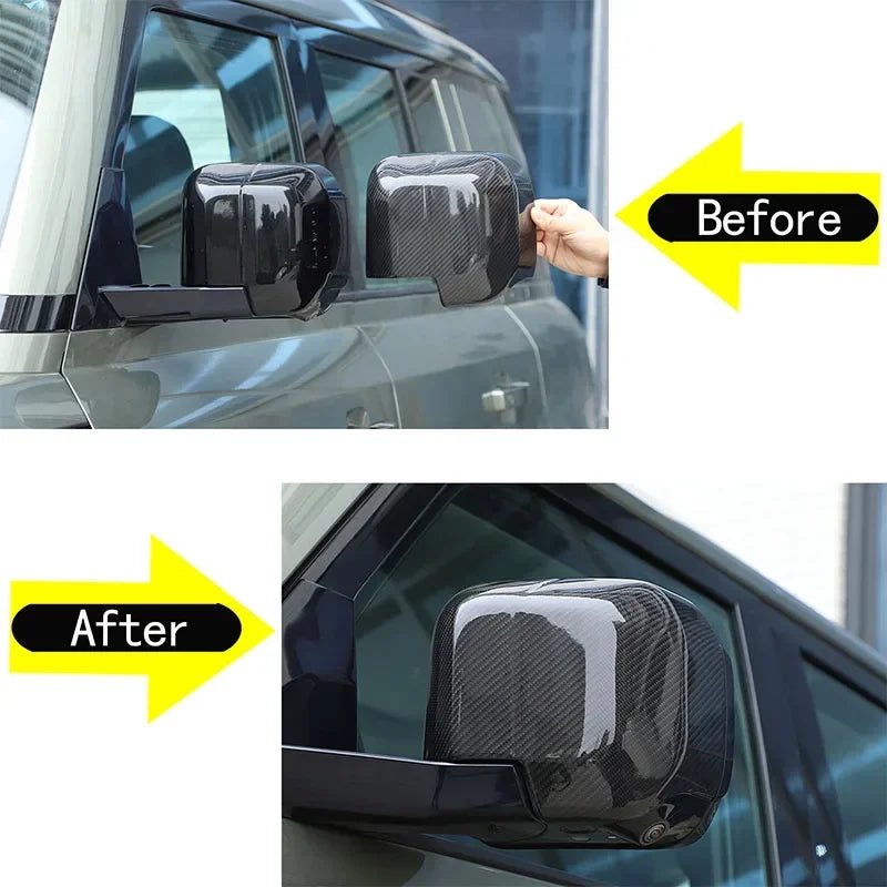 Κάλυμμα Καθρέφτη από Ανθρακονήματα για Land Rover Defender 90 110