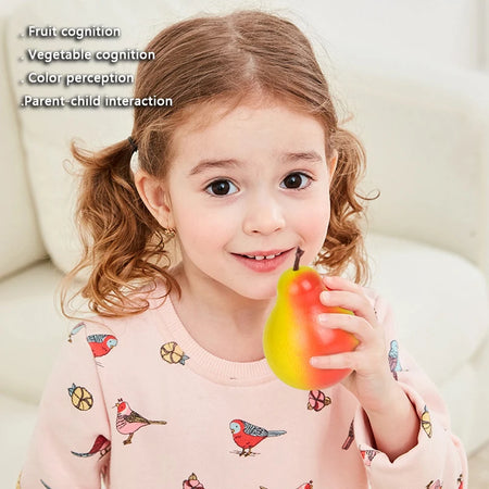 ATS30268 - Educational Wooden Kitchen Pretend Play Food Set