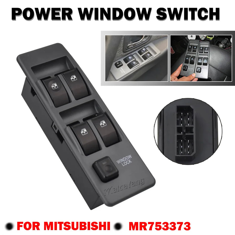 Interruptor da Janela Elétrica Frontal para Mitsubishi Pajero V31 V32 V45 V46