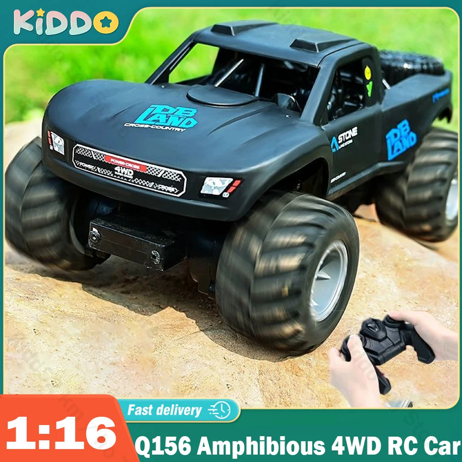 Conusea Q156 Amfibisk 4WD RC-bil med vattentät klättring PLA