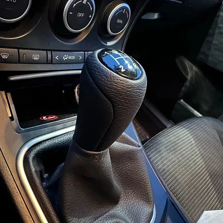 Manual Leather Gear Shift Knob For Mazda 3 5 6 Cx 7 Mx 5 Nc by InterCyprus Trading Ltd