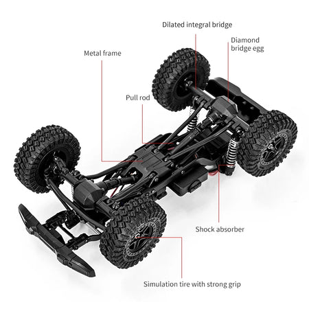 C8813 RC Car Climbing 4WD Crawler &ndash; Long Battery Life