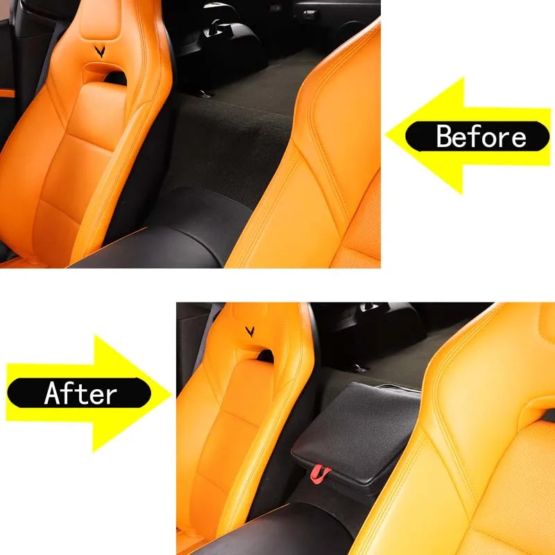 Leather Armrest Box For Chevrolet Corvette C7 2014 To 2019