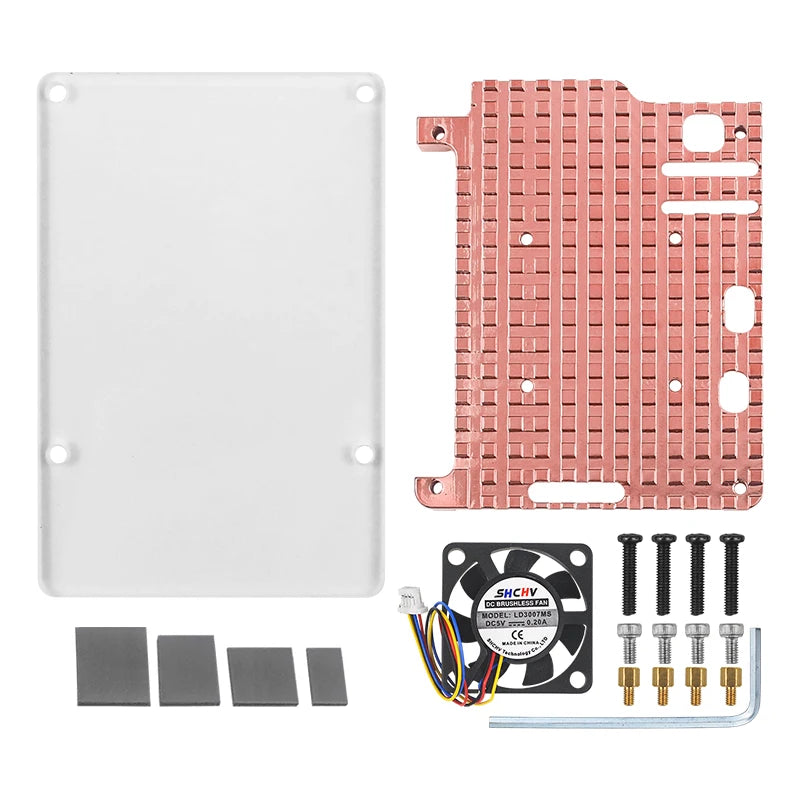 Raspberry Pi 5 Active Cooler &ndash; Premium Pure Copper Heatsink with Optional PWM Fan With Fan