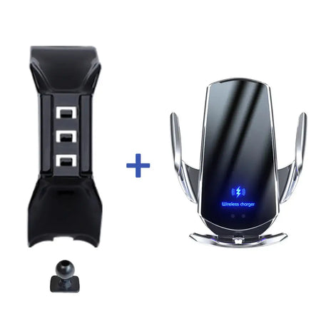 Mercedes GLB X247 Car Phone Holder Base Wireless Charging Base and holder 4