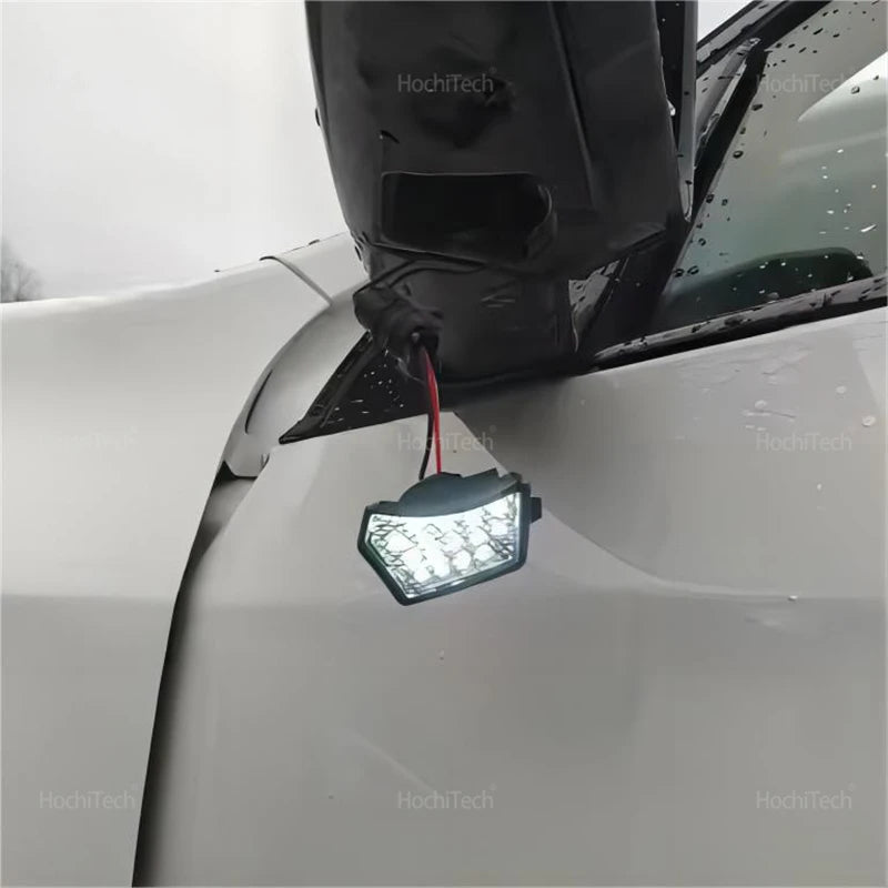 Luces de Charco LED Blancas para Volvo V40 V60 XC90 Jaguar XJ XF