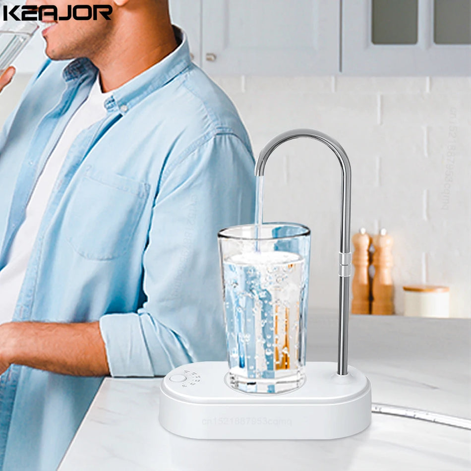 Electric Water Gallon Bottle Pump &ndash; Smart Desktop Dispenser