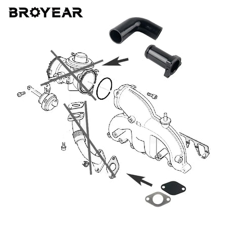 Aluminum Turbo Adapter Pipe For VW Audi Seat Skoda 1.2 1.4 1.9 TDI by InterCyprus Trading Ltd