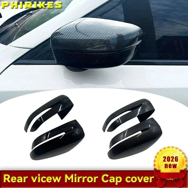 ABS Black Car Side Rearview Mirror Decorate Cover Trim For BMW 3 5 6 7 Series GT G30 G32 G11 G20 2018-2022 Exterior Accessories by InterCyprus Trading Ltd