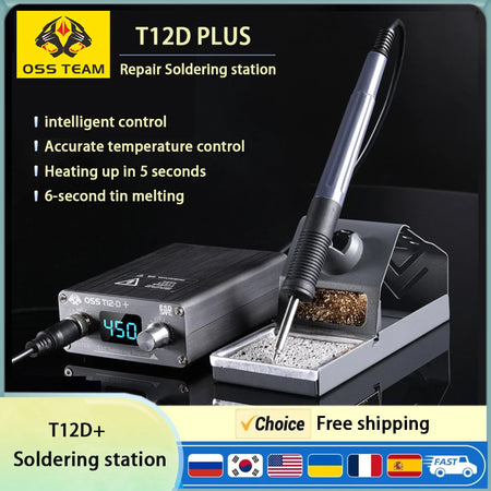 OSS T12-D Plus Soldering Station &ndash; Auto Sleep Mode