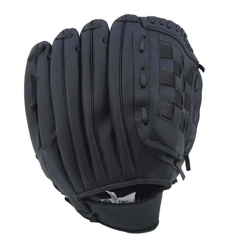 Baseball Glove Softball Practice Equipment &ndash; Size Range Black 12.5in