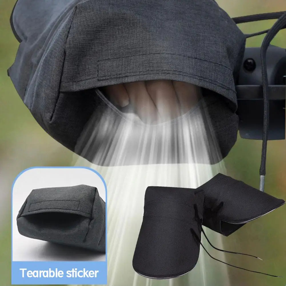 All-Weather Motorcycle Handlebar Gloves for E-Bikes and Scooters