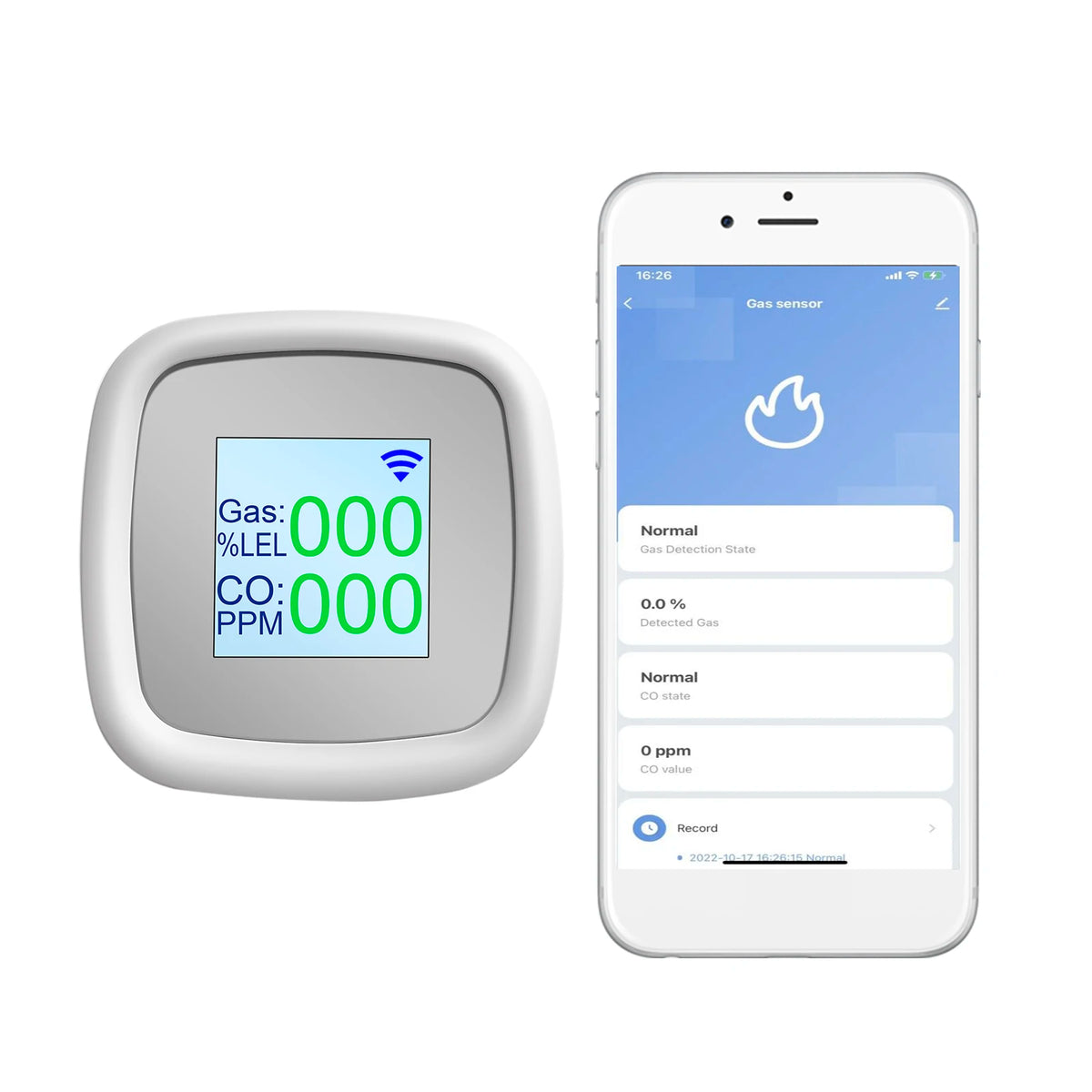 Tuya WIFI Combustible Gas Detector &ndash; Smart Alarm System WiFi Version