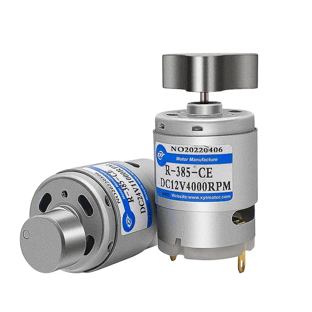 RF-385 Miniature DC Vibration Motor - Speed Adjustable 12V/24V, 4000/8 ...