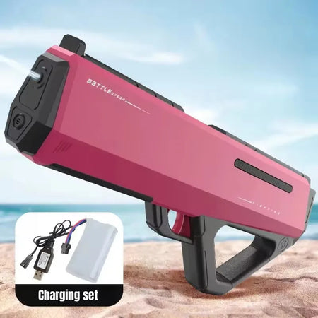High Pressure Electric Water Gun Toys for Kids | Summer Pool Fun B-Red