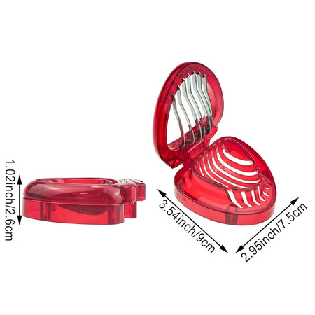 Strawberry Slicer &ndash; Multifunctional Stainless Steel Kitchen Gadget