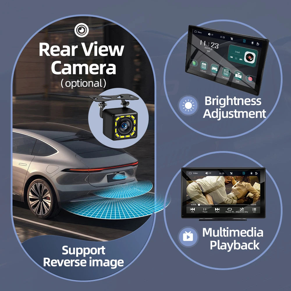 9Inch Multimedia Player Universal - CarPlay Android Auto