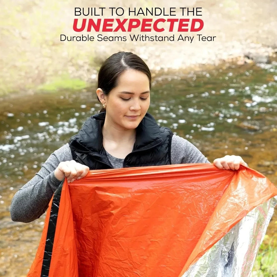 Emergency Sleeping Bag Survival Bivy Sack &ndash; Lightweight