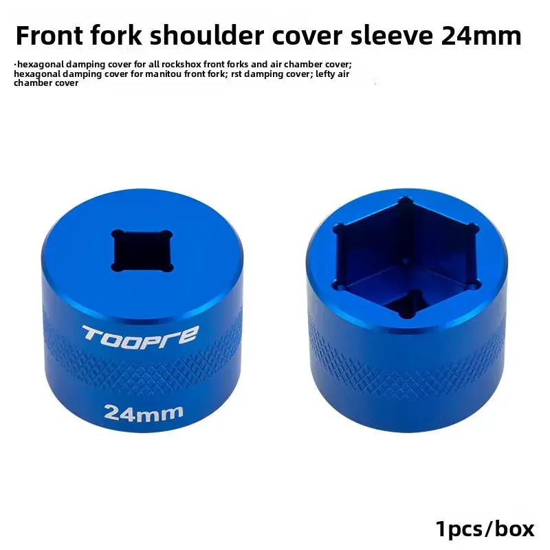 TOOPRE Bicycle Front Fork Shoulder Cover Disassembly Socket Bicycle Suspension Fork Upper Cover Wrench Maintenance Tool by InterCyprus Trading Ltd