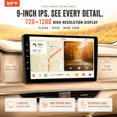 2DIN Car Stereo Android 15 With Carplay For Opel Astra by InterCyprus Trading Ltd