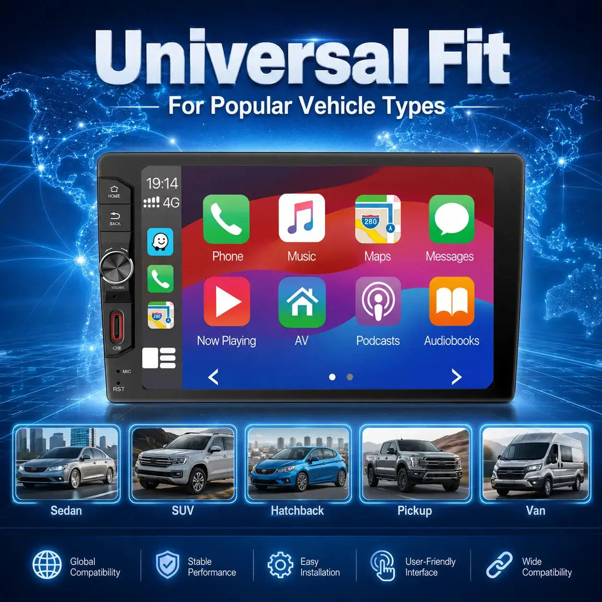 Android Car Stereo With Wireless CarPlay And GPS For VW Golf Passat by InterCyprus Trading Ltd