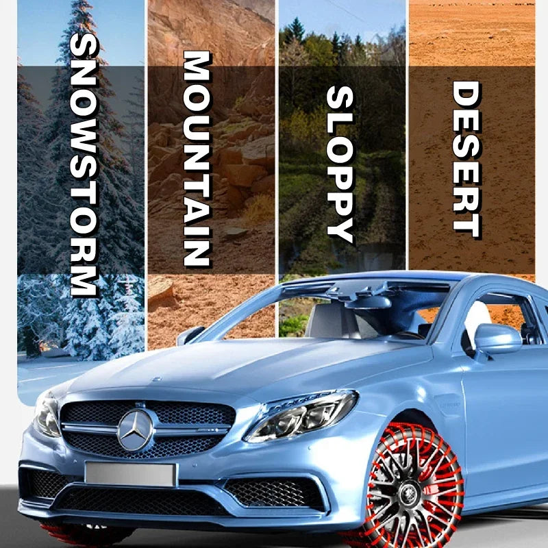 20/40PCS Car Tyre Snow Chains &ndash; Winter Traction On Snow