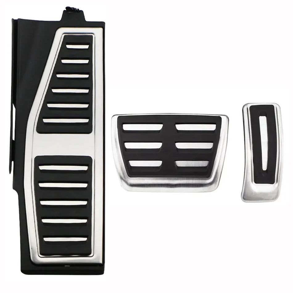 Audi A8 D5 Stainless Steel Pedal Covers for Gas, Brake and Foot Rest