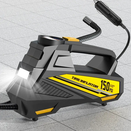 Corded Portable Car Air Pump 12V 150PSI Electric Tire Inflator with LED Light C3012-1 air pump