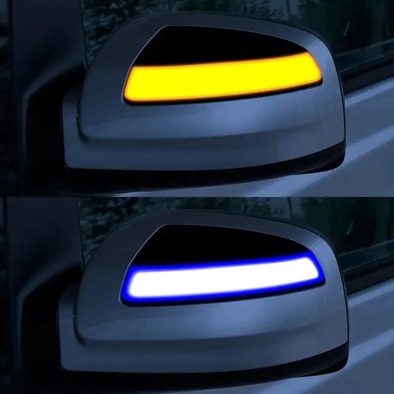 2Pcs Dynamic Side Mirror Indicator For Mercedes W204 C Class Blue-Yellow