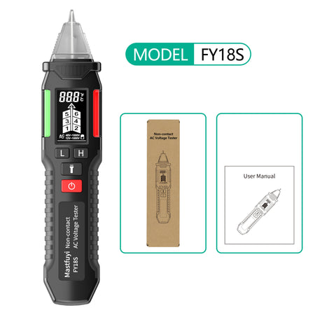 MASTFUYI FY18S Non-Contact Voltage Tester - Smart Electrical Pen 12-1000V FY18S