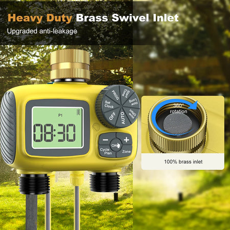 Garden Irrigation Water Timer &ndash; Programmable Two-Way Control