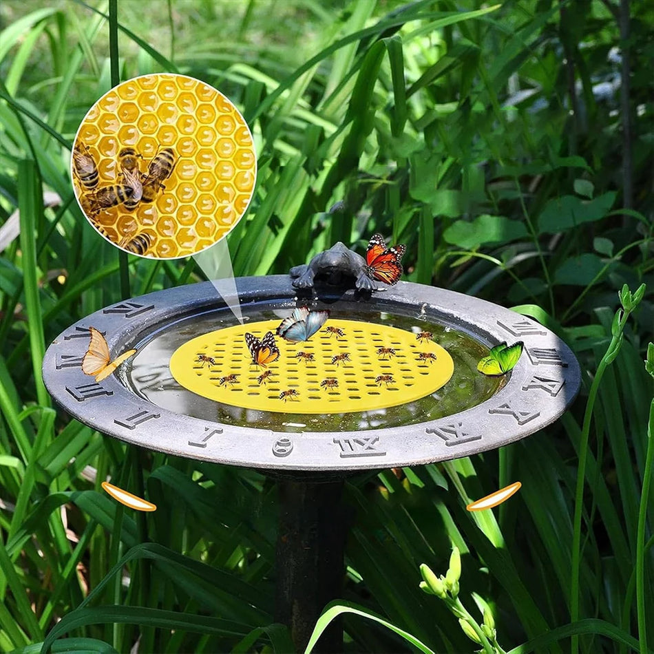 Plūduriuojantis bičių šėrimo EVA apvalus gėrimo padėklas pollinators