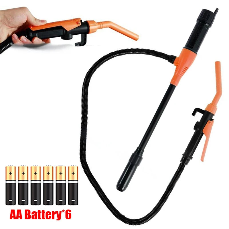12V Portable Fuel Pump &ndash; Battery Powered Siphon For Cars With battery-M38P