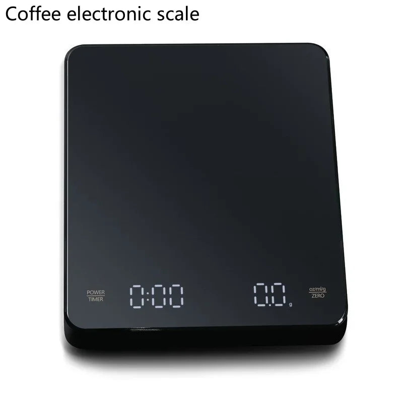 Digital Espresso Coffee Scale With Timer &ndash; 0.1g Increments black