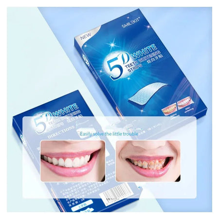 2-14 Pairs Gel Tooth Whitening Kit &ndash; Natural Brightening Strips