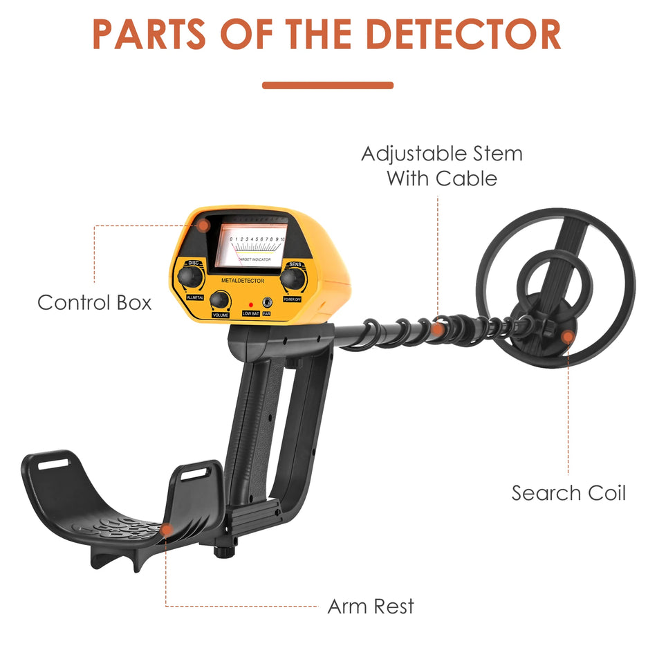 Ανιχνευτής Μετάλλων Υψηλής Ακρίβειας Με Οθόνη LCD 10 Ιντσών