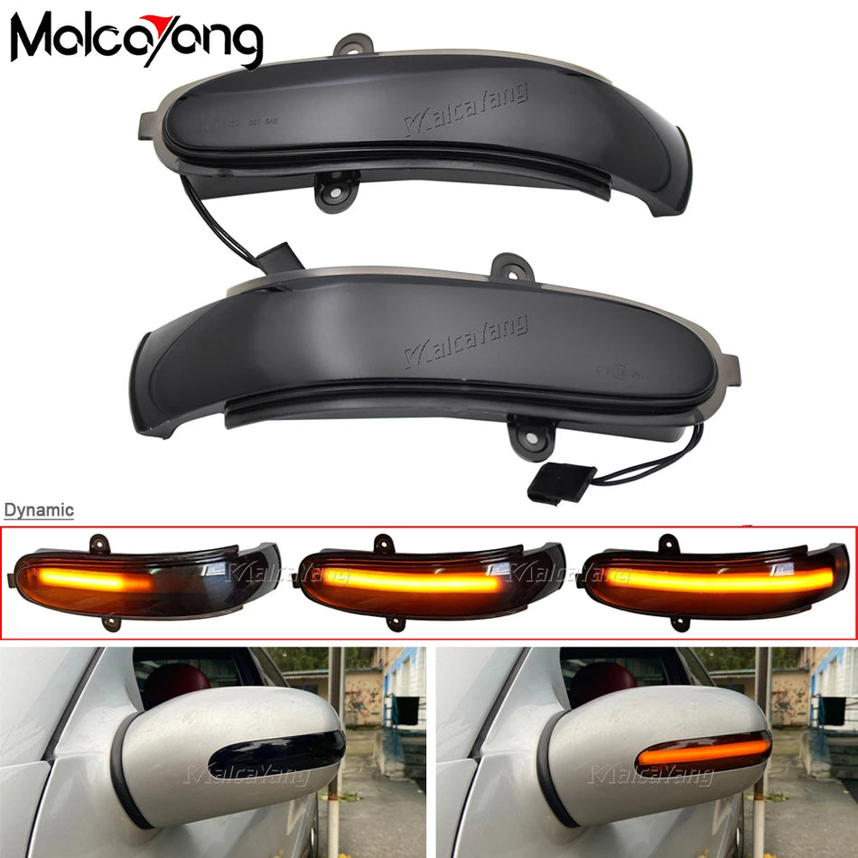 LED Sequential Side Mirror Indicators for Mercedes-Benz W211 S211 W463