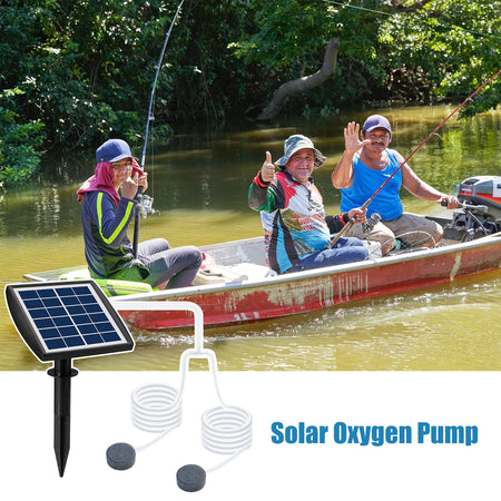 6V 2W Plug-in Solar Oxygen Pump &ndash; Auto Start in Sunlight
