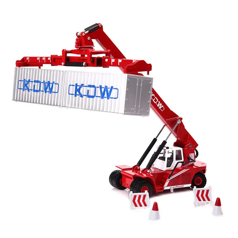 Alloy Container Crane Diecast 1/50 &ndash; Detailed Scale Model Red