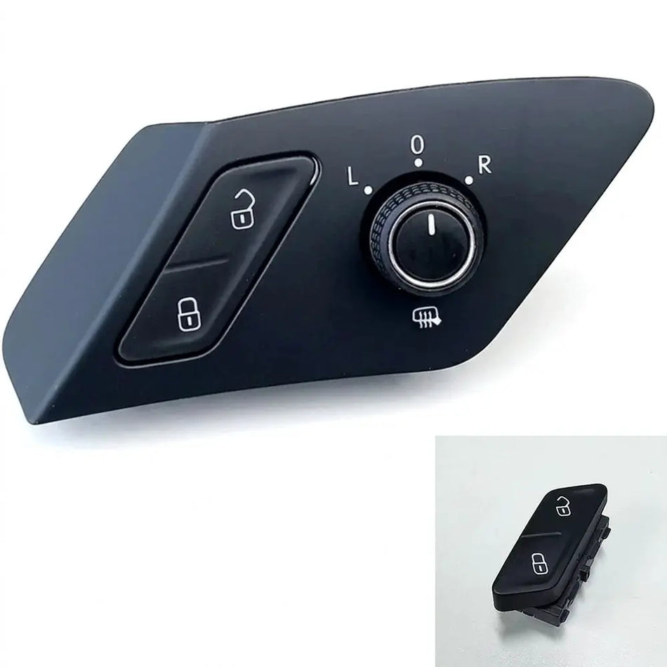 Door Mirror Control Switch Panel for VW Golf 7 MK7 Jetta Tiguan 5G0962125A by InterCyprus Trading Ltd